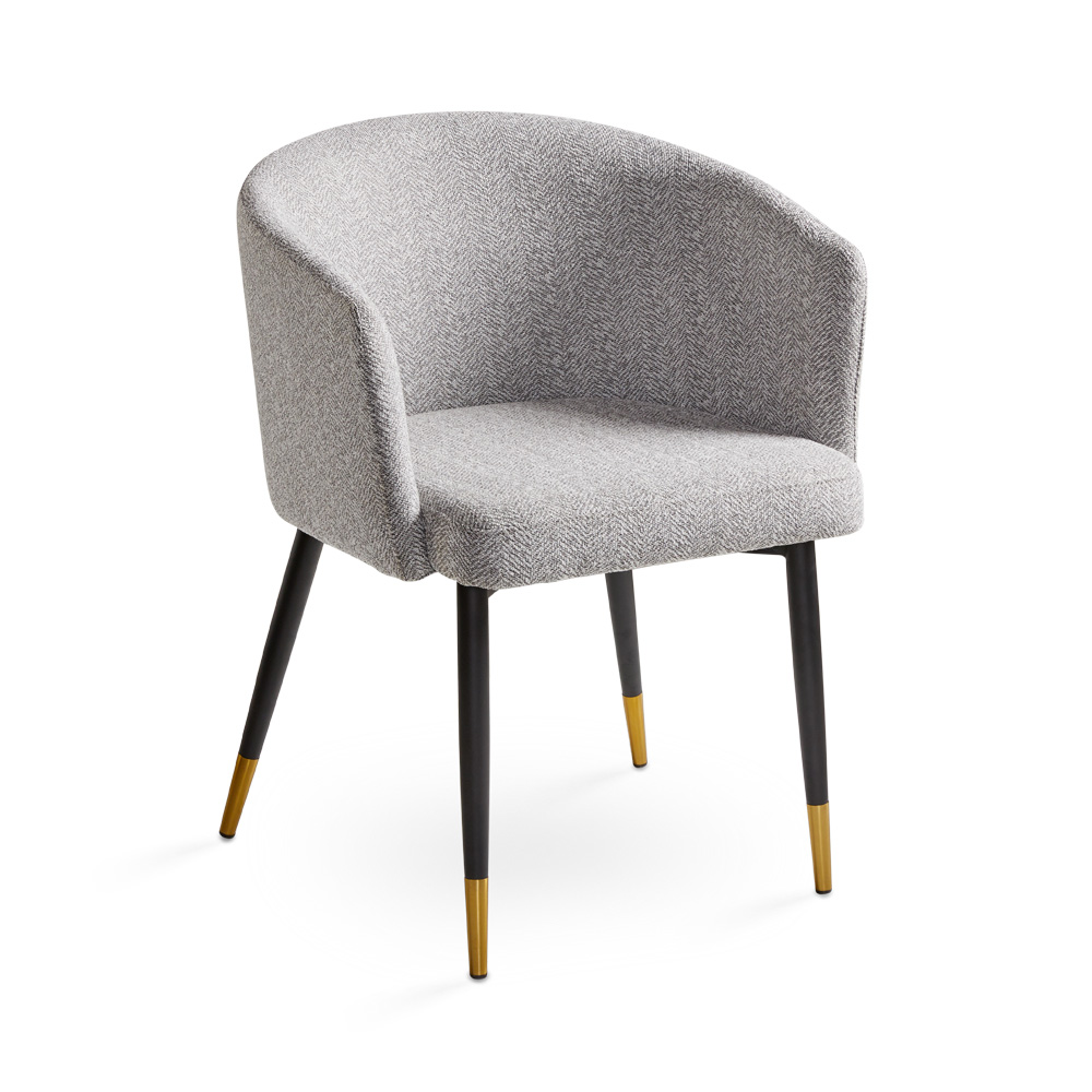 Jordan Dining Chair: Grey Fabric